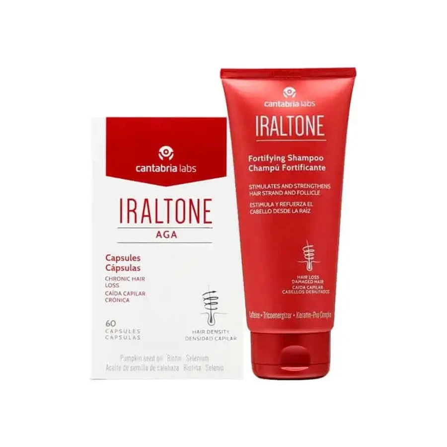 Iraltone Pack Aga 60 капсул + шампунь 200 мл: цены и характеристики