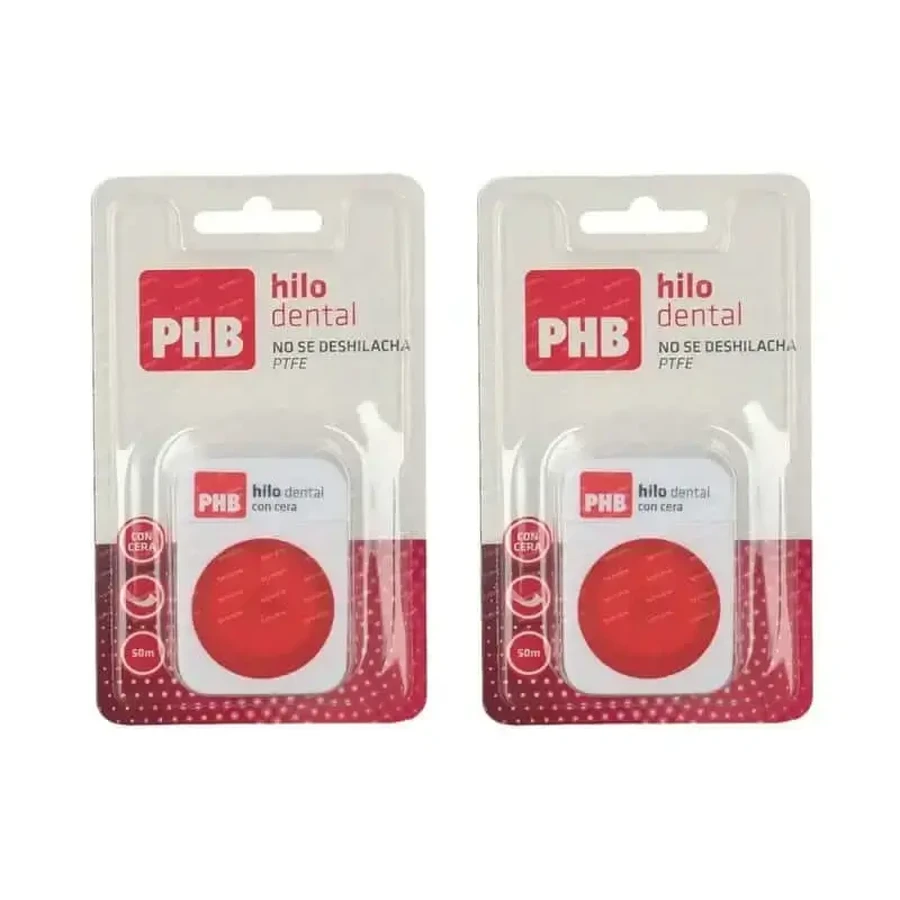 Зубна нитка Phb з воском, 2X50 м: ціни та характеристики