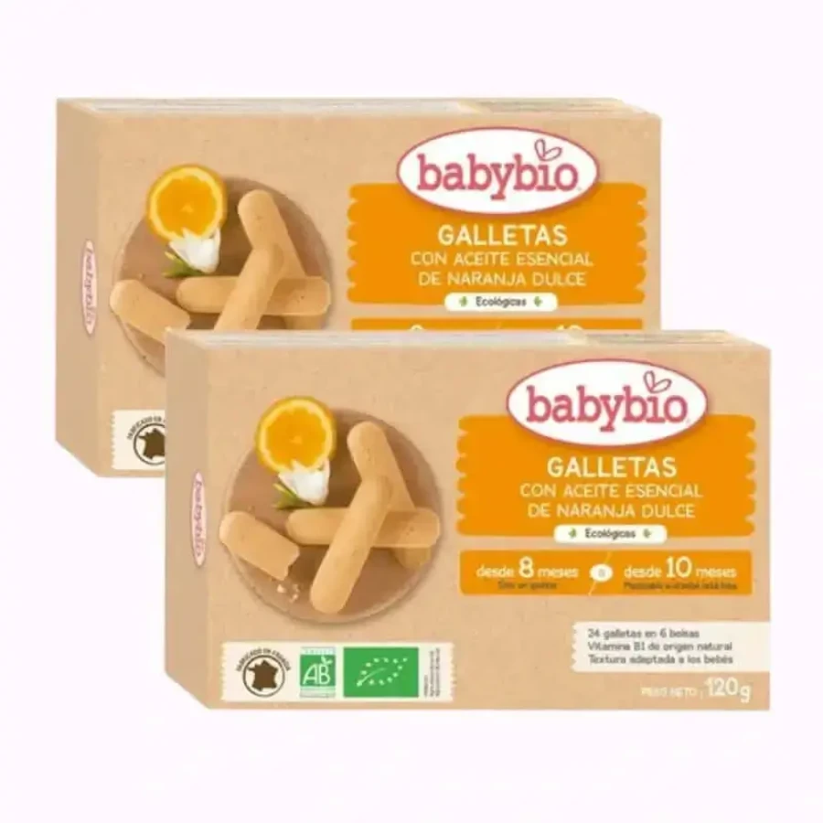 Печиво для прорізування зубів Babybio, упаковка 2 х 120 г: ціни та характеристики