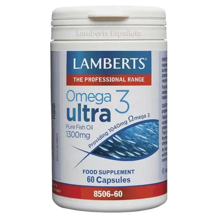 Lamberts Omega 3 Ultra Pure Fish Oil, 60 капсул: цены и характеристики
