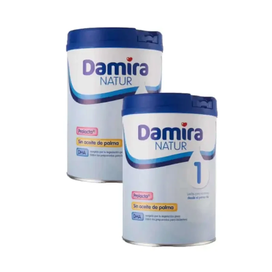 Упаковка 2 X Damira Natur 1 Молоко для начинающих 800 г: цены и характеристики