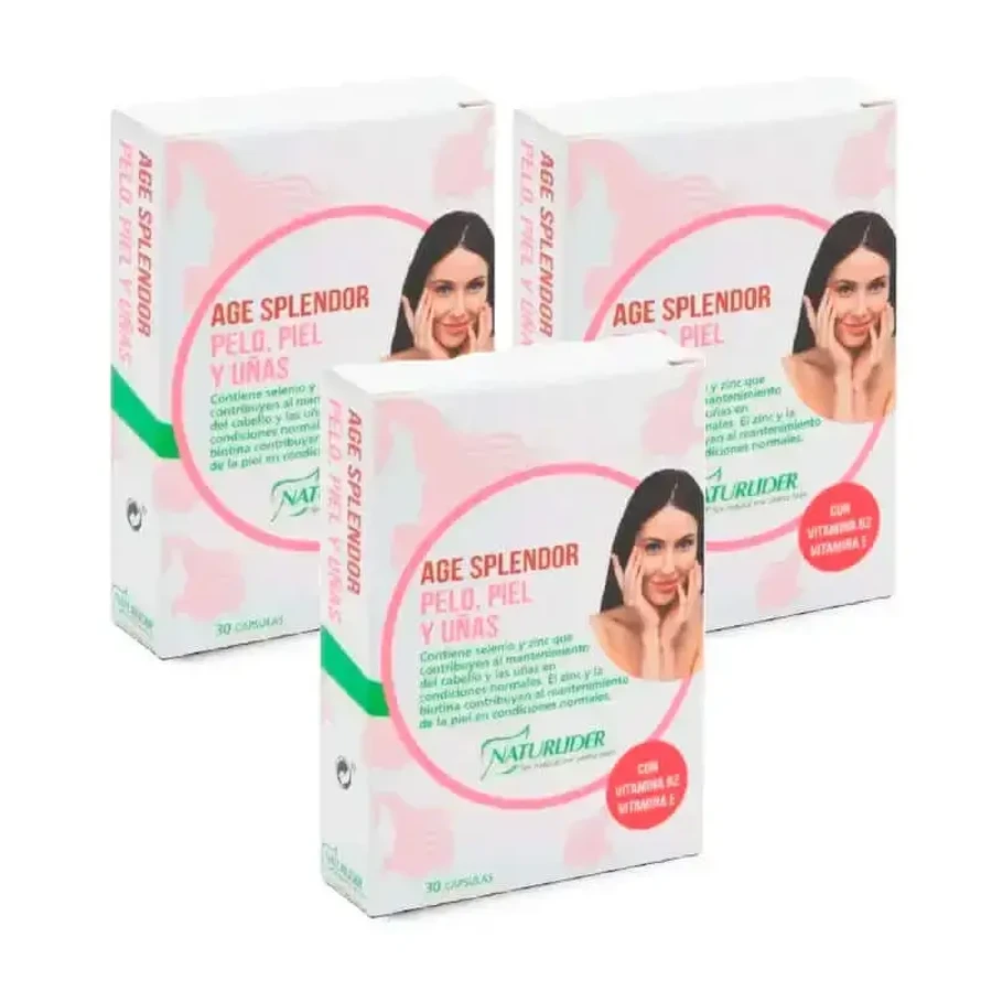 Naturlider Age Splendor Hair Skin Nails, 3 x 30 капсул в упаковке: цены и характеристики
