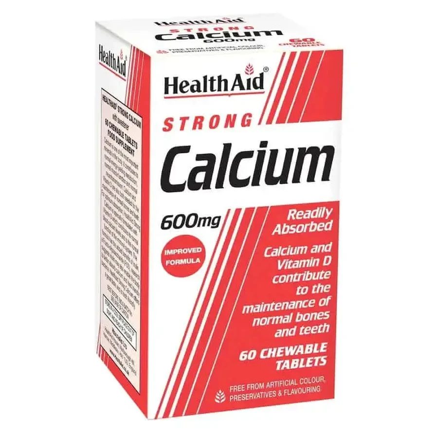 Health Aid Calcium 600Mg. 60Comp. Mast.: цены и характеристики