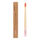 Minima Organics Bamboo Brush Adult Medium - Pink
