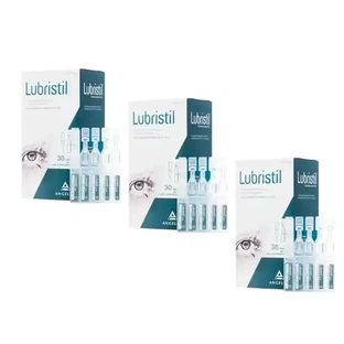 Lubristil Гіалуронат для сухих очей, 3 x 30 однодозових пакетів