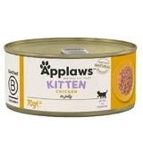 Вологий корм для котів з куркою Kitten, 70 г, Applaws