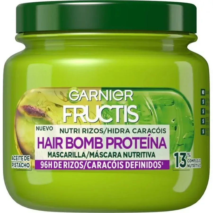Garnier Fructis Fructis Nutri Curls Hair Bomb Живильна маска для волосся з протеїнами та фісташковою олією 320 мл.: ціни та характеристики