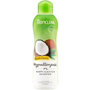 Гіпоалергенний шампунь для собак та котів молодшого віку Gentle Coconut Grooming, 355 мл, Tropiclean