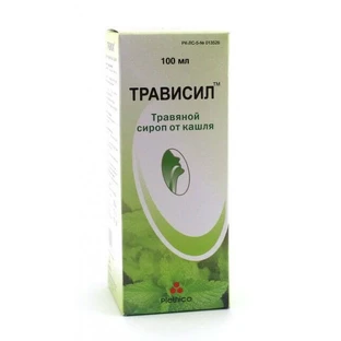 Трависил травяной сироп от кашля сироп фл. 100 мл, с мерной чашкой