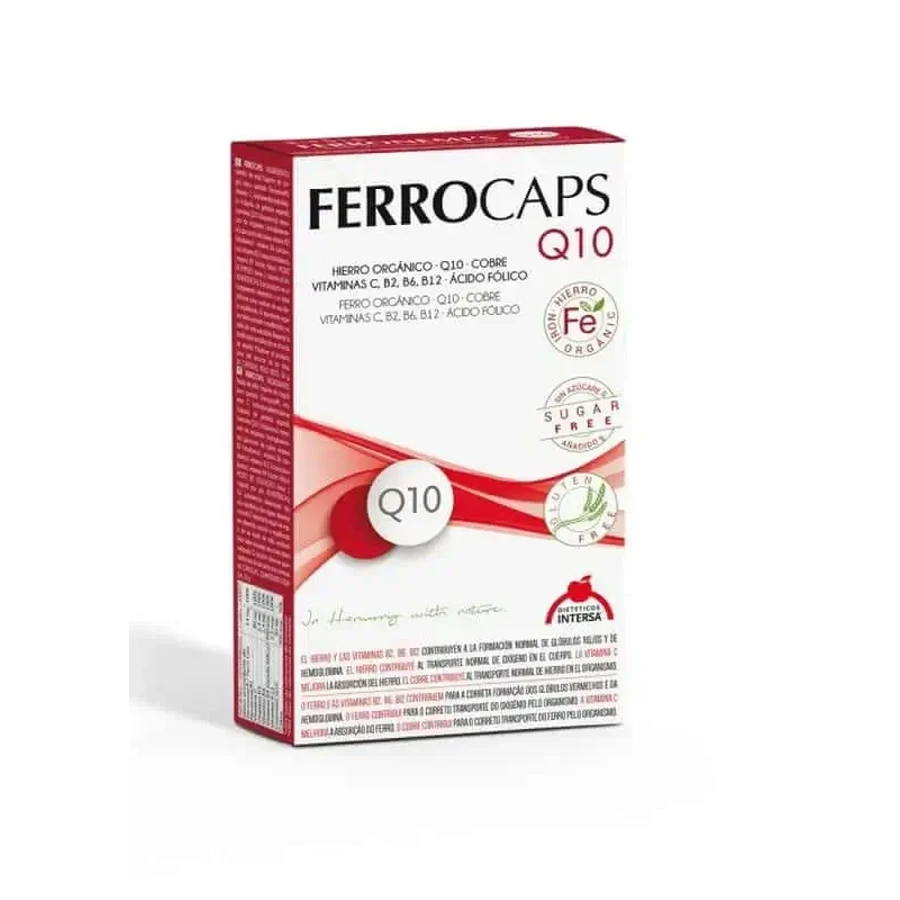 Intersa Ferrocaps Q10, 60 капсул: цены и характеристики