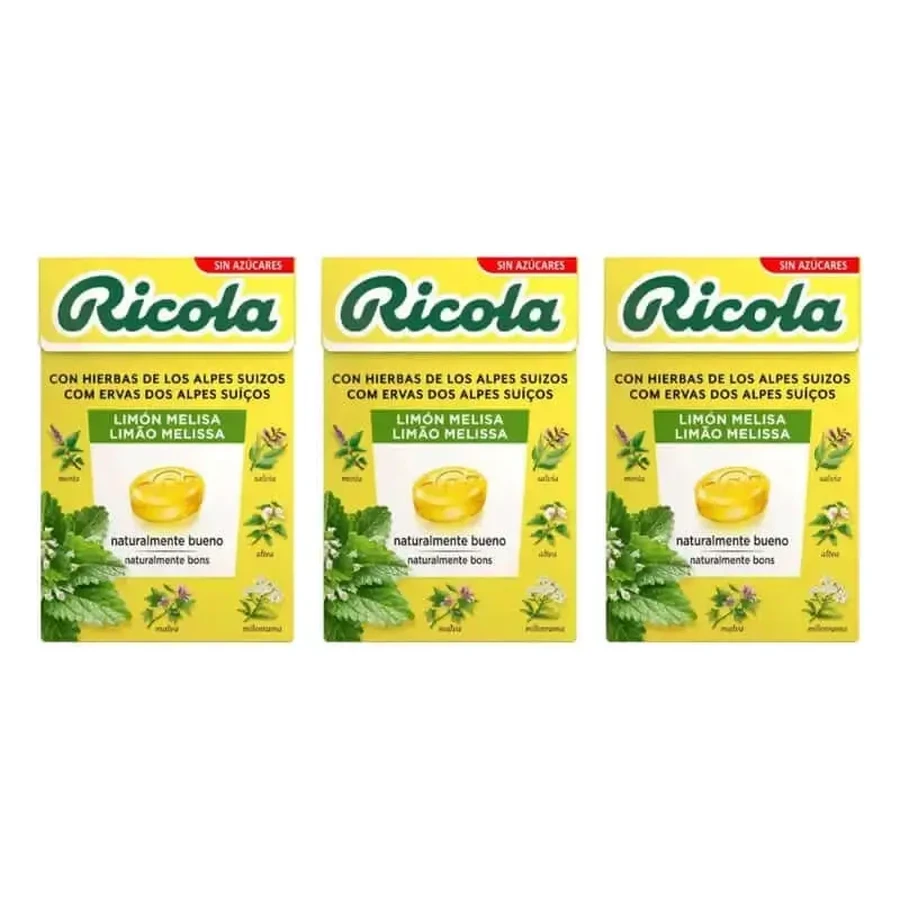 Ricola Лимон без цукру в пачці 3 х 50 г: ціни та характеристики