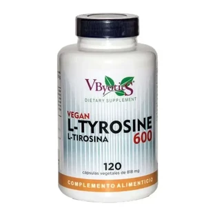 Vbyotics L Тирозин 600 120Vcaps. Веган