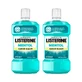 Listerine Duplo, Ополаскиватель для рта с мягким мятным вкусом, 2 x 250 мл