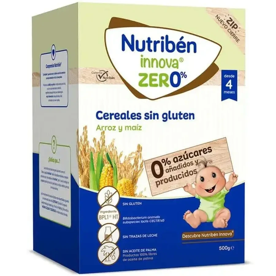 Nutriben Innova Zero% Безглютеновые хлопья, 500 г: цены и характеристики
