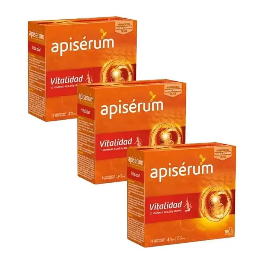 ApiSerum Потрійна життєва сила 3 x 18 флаконів: ціни та характеристики