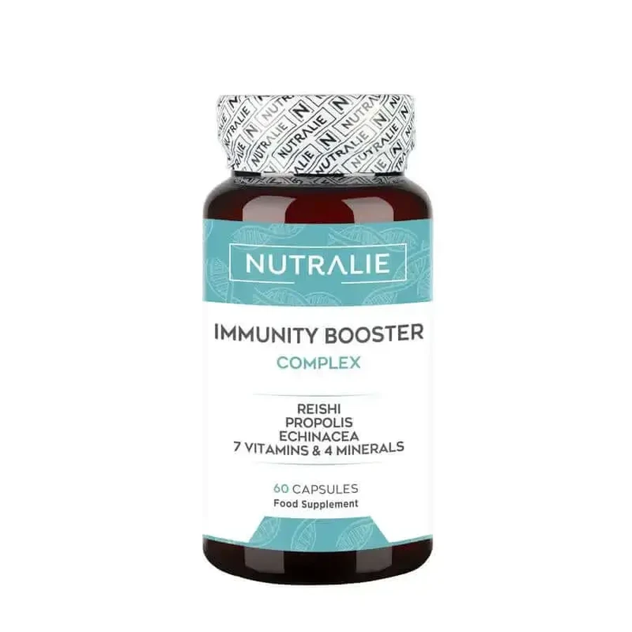Nutralie Імунний захист з вітамінами А+С+фолатами та рейши, 60 капсул, підсилювач імунітету: ціни та характеристики