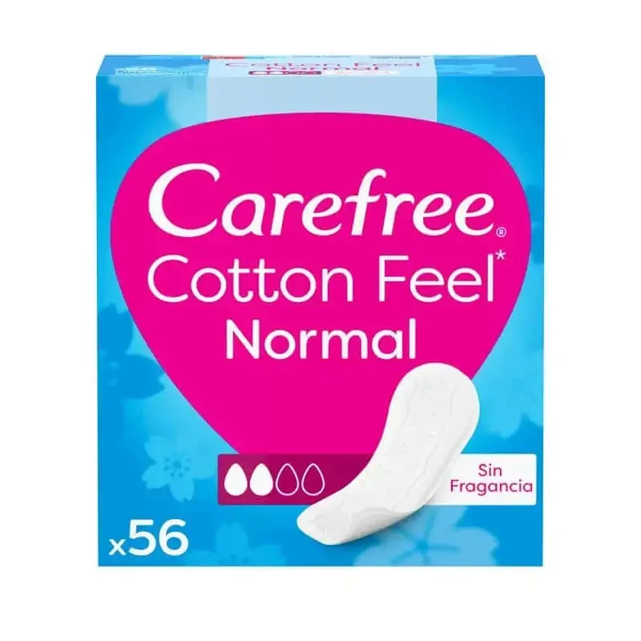 Carefree Cotton Feel Normal Unscented 56 шт.: цены и характеристики
