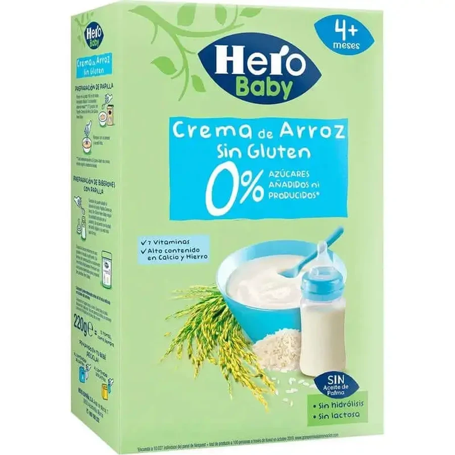 Hero Baby Злаковые хлопья Детское питание Hero Baby Рисовые хлопья 220 г: цены и характеристики