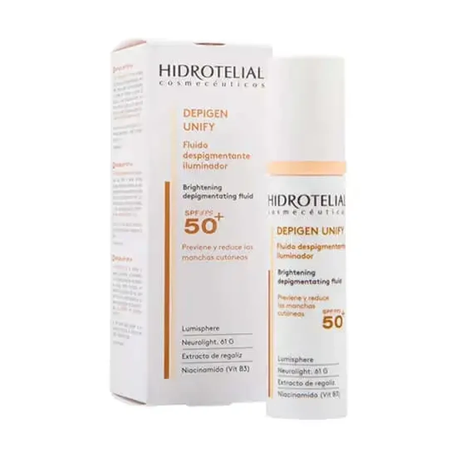 Hidrotelial Depigen Unify SPF 50+ Депигментирующий 50 мл: цены и характеристики