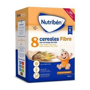 Nutriben Папилла 8 злаков Мед злаки клетчатка 600 г