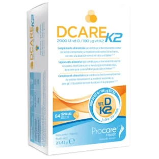 Dcare K2 2000 Iu Витамин D3, 84 гранулы