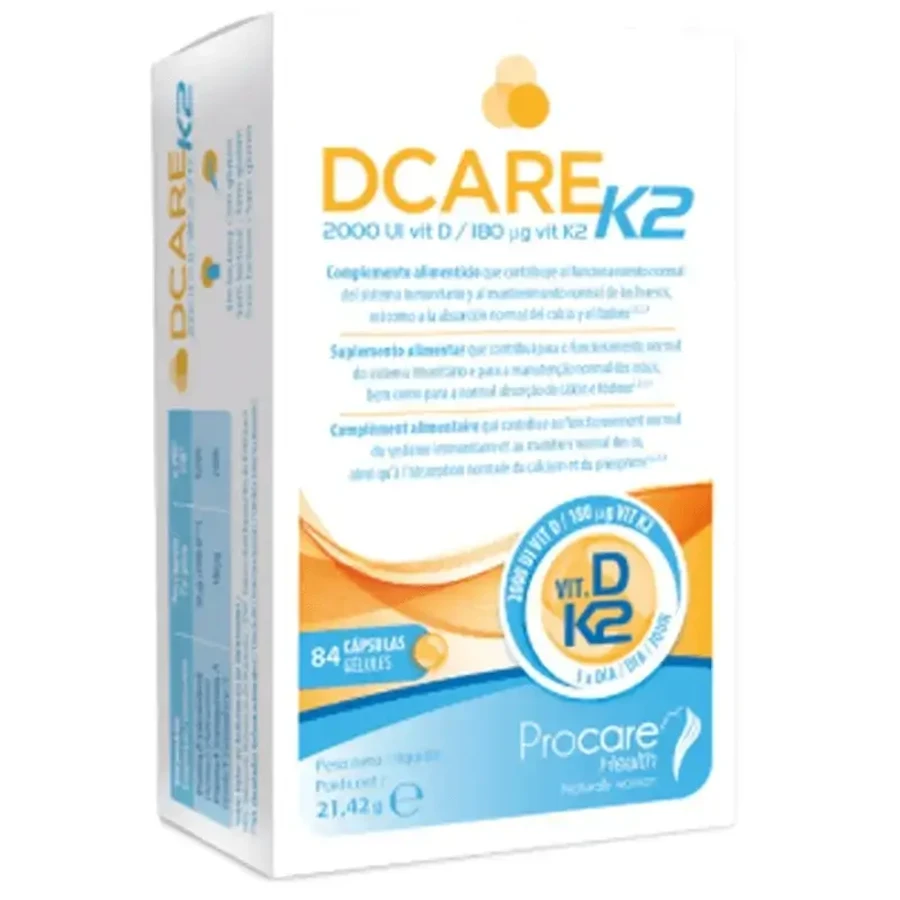 Dcare K2 2000 Iu Витамин D3, 84 гранулы: цены и характеристики