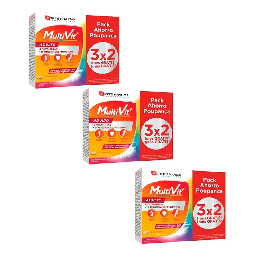 Forté Pharma Triple Energy Multivit Adult, 3 x 84 таблетки: цены и характеристики