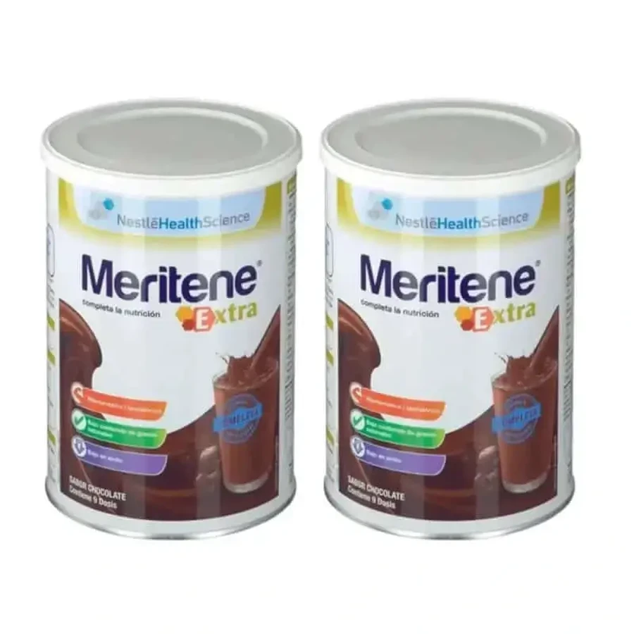 Meritene Шоколадный милкшейк Экстра, 2X450 гр: цены и характеристики