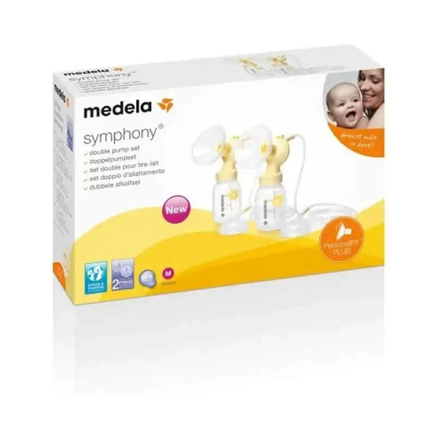 Medela Насос для груди двойная коллекция Symphony Personal Fit Plus M 24 мм: цены и характеристики