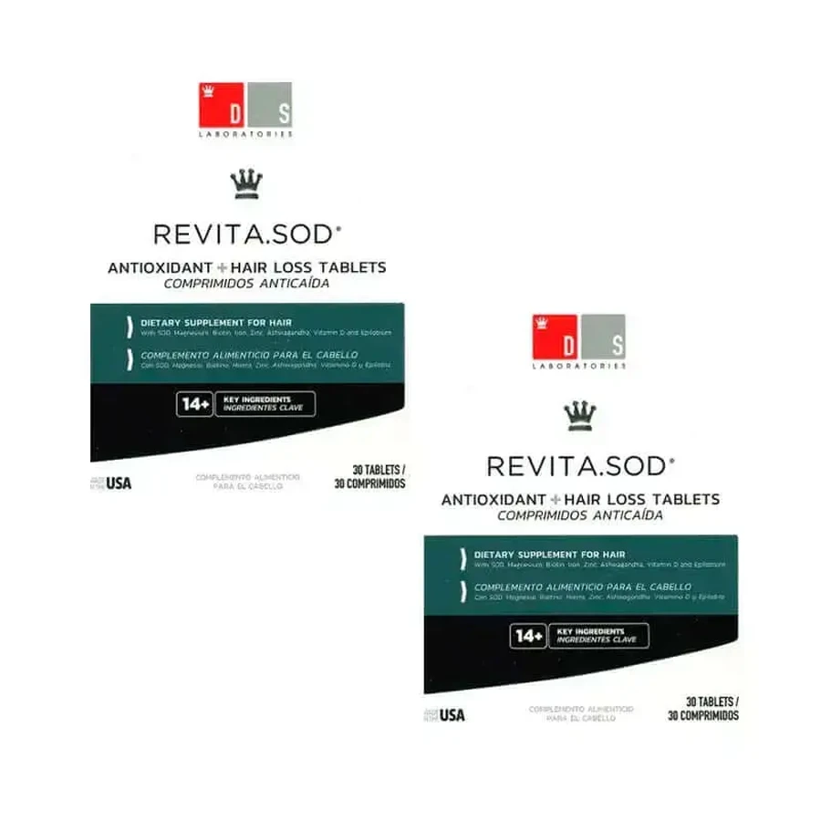 Ds Laboratories Revita Sod Таблетки проти випадіння волосся, упаковка 2 х 30 шт.: ціни та характеристики