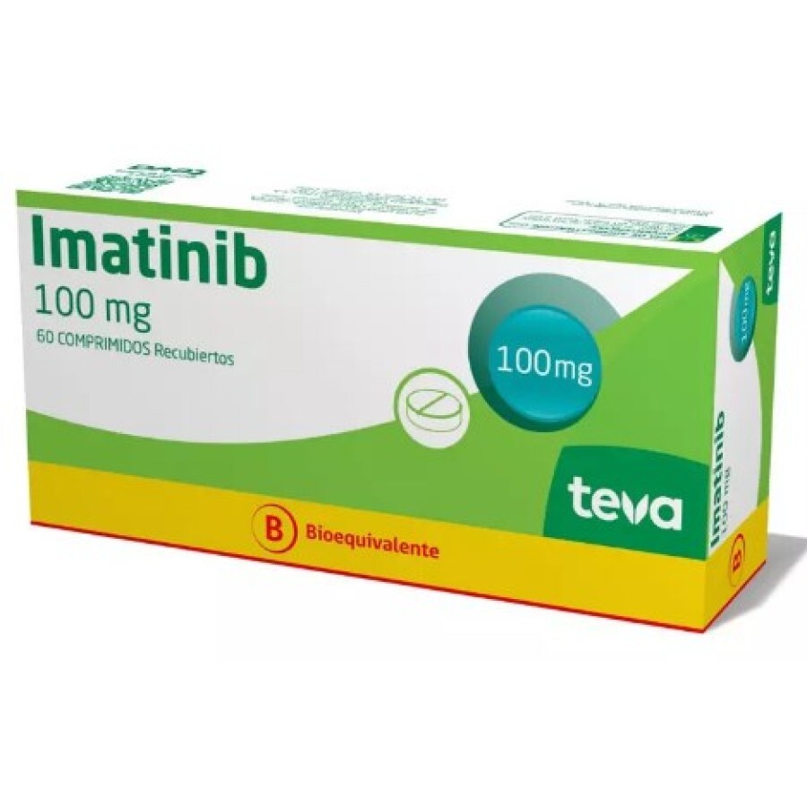 Иматиниб-Тева табл. п/плен. оболочкой 100 мг блистер №60: цены и характеристики