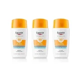 Eucerin Suncare Гідрозахисний флюїд для обличчя Spf50+, 3X50 мл