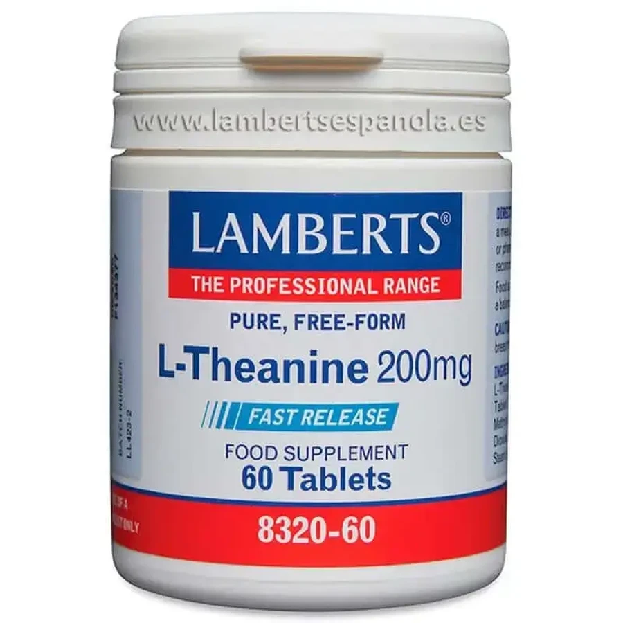 Lamberts L-Theanine 200Mg, 60 капсул: цены и характеристики