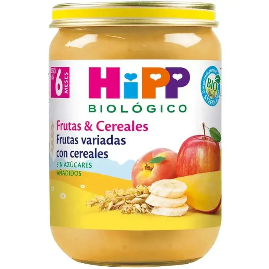 Банка Hipp Bio со смешанными фруктами и злаками, 190 Г: цены и характеристики