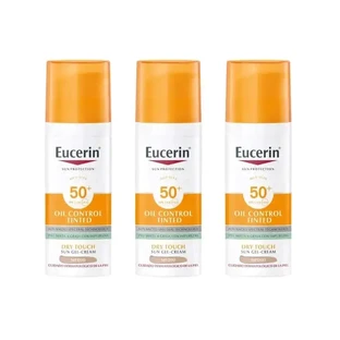 Eucerin Уход для лица Sun Care Sun Care Oil Control Dry Touch Spf50+ Spf50+ Colour, 3 шт.
