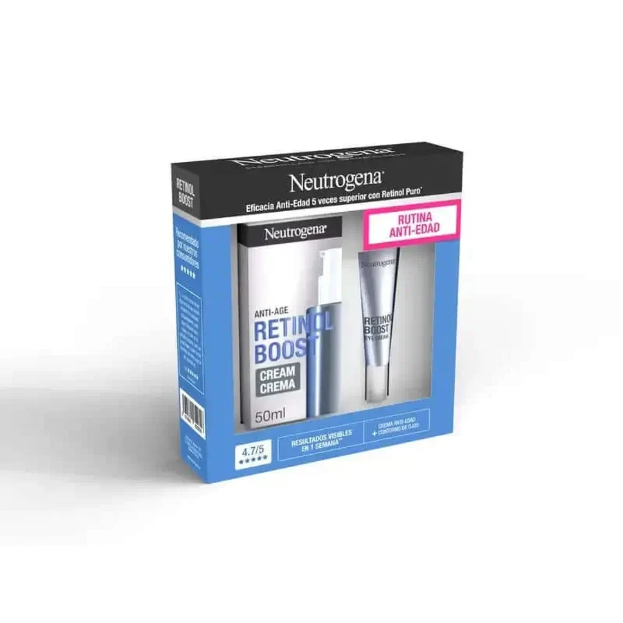 Neutrogena Retinol Boost Anti-Aging Cream 50 Ml + Eye Contour 15 Ml: цены и характеристики