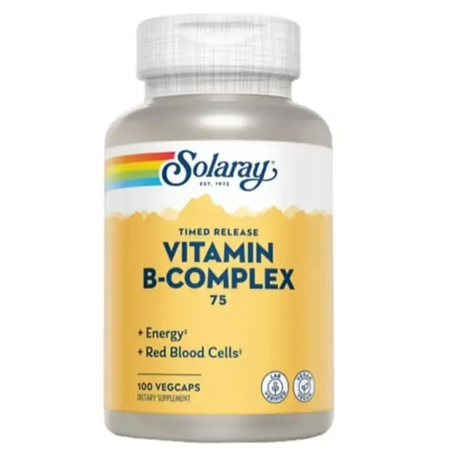 Solaray B-Complex 75 A/R , 100 капсул: цены и характеристики