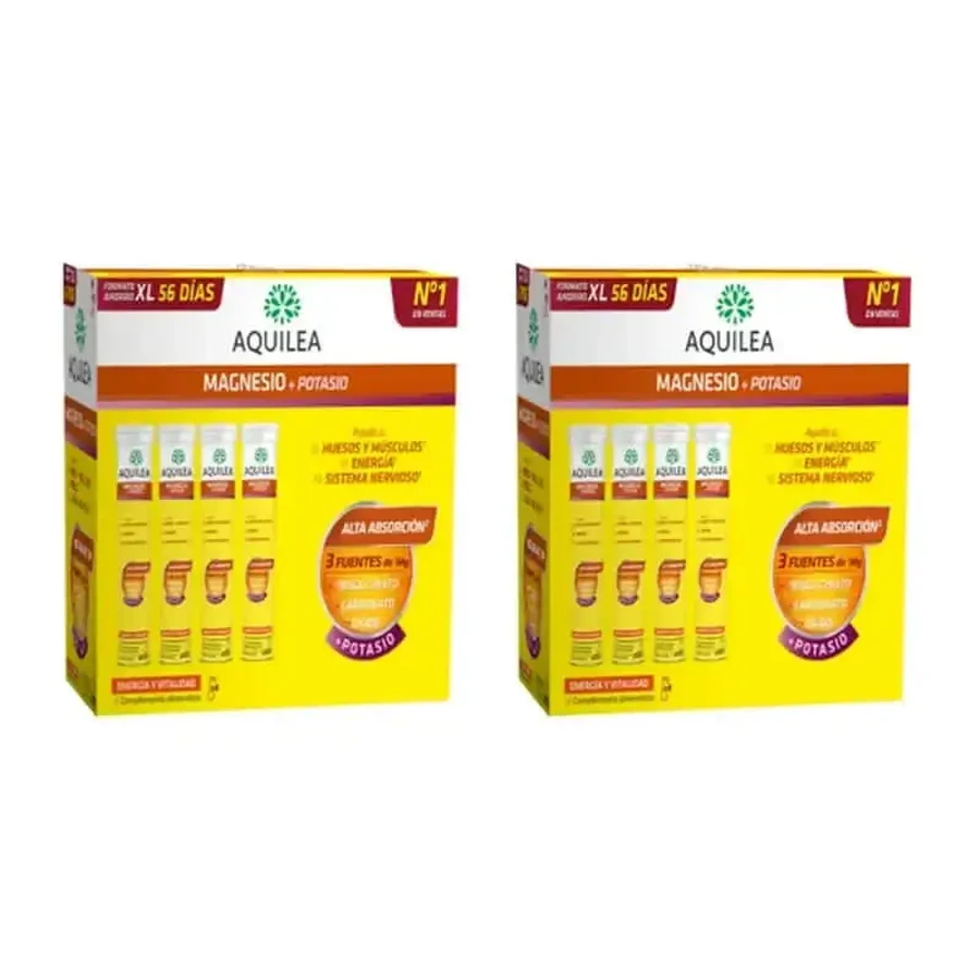Aquilea Energy and Vitality Magnesium+Potassium Effervescent , 2X56 таблеток: цены и характеристики