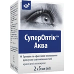Краплі Супероптік Аква очні флакон 5 мл, №2: ціни та характеристики