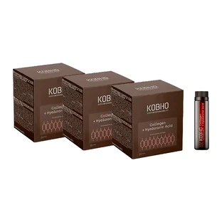 Kobho Labs Потрійна добавка колагену та гіалуронової кислоти, 20 флаконів