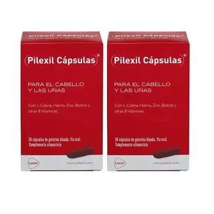 Капсулы Pilexil, в упаковке 2 x 50 капсул.