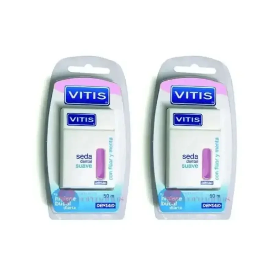Vitis Mild Зубная паста с фтором и мятой, 2X50 M: цены и характеристики