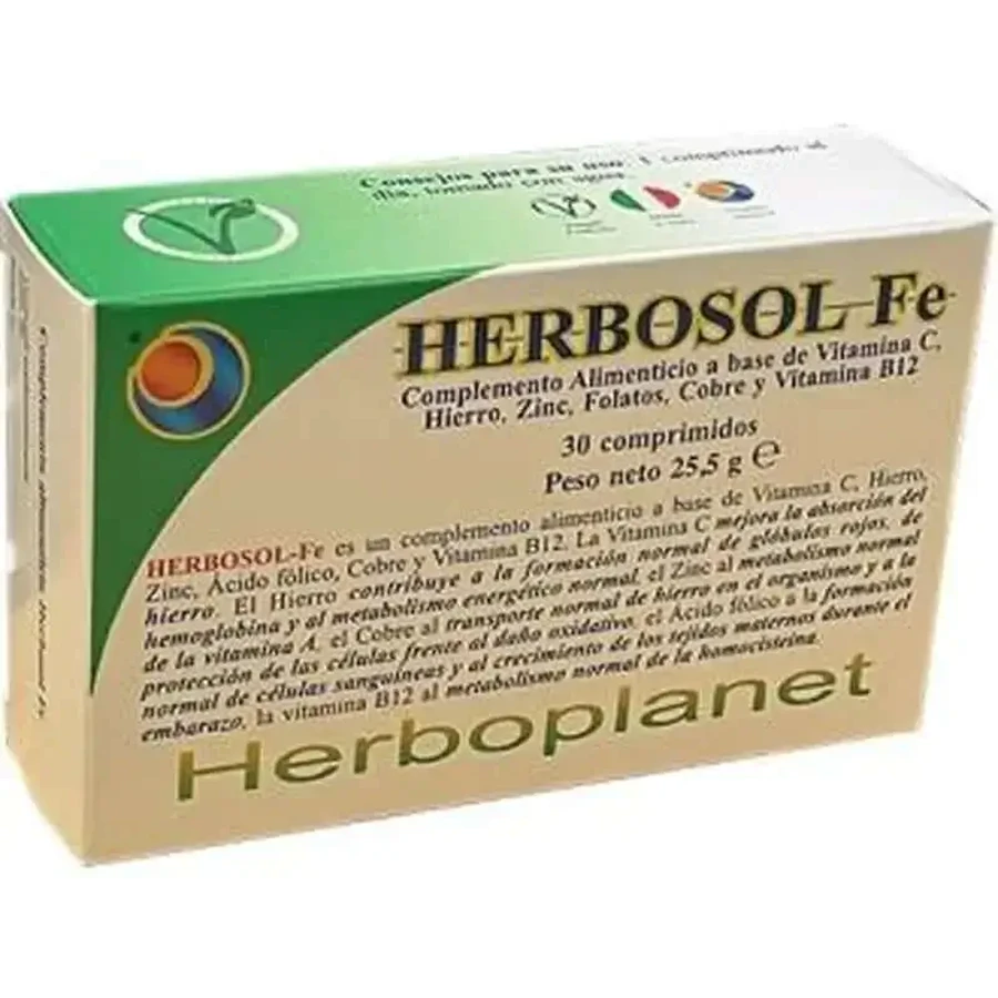 Herboplanet Herbosol Fe 30 таблеток: цены и характеристики