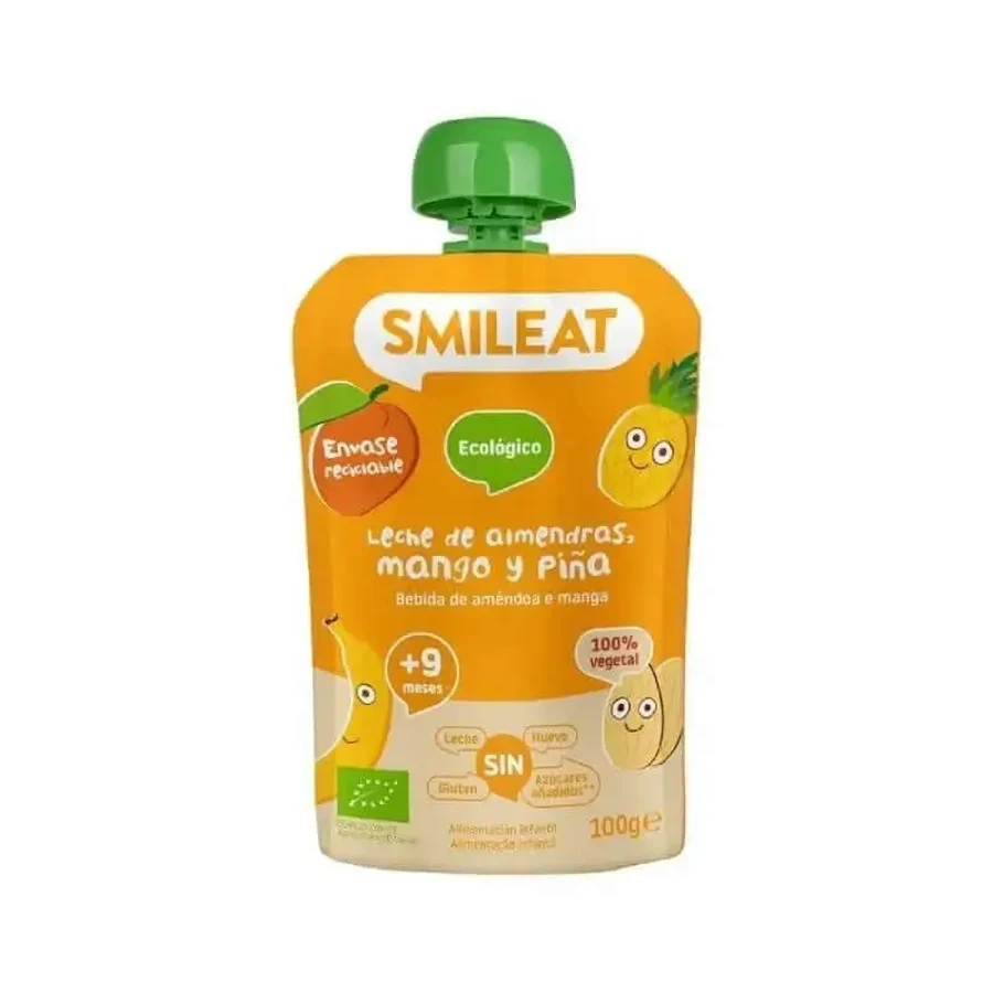 Smileat Мигдальний пакет з манго та ананасом, 100 г: ціни та характеристики