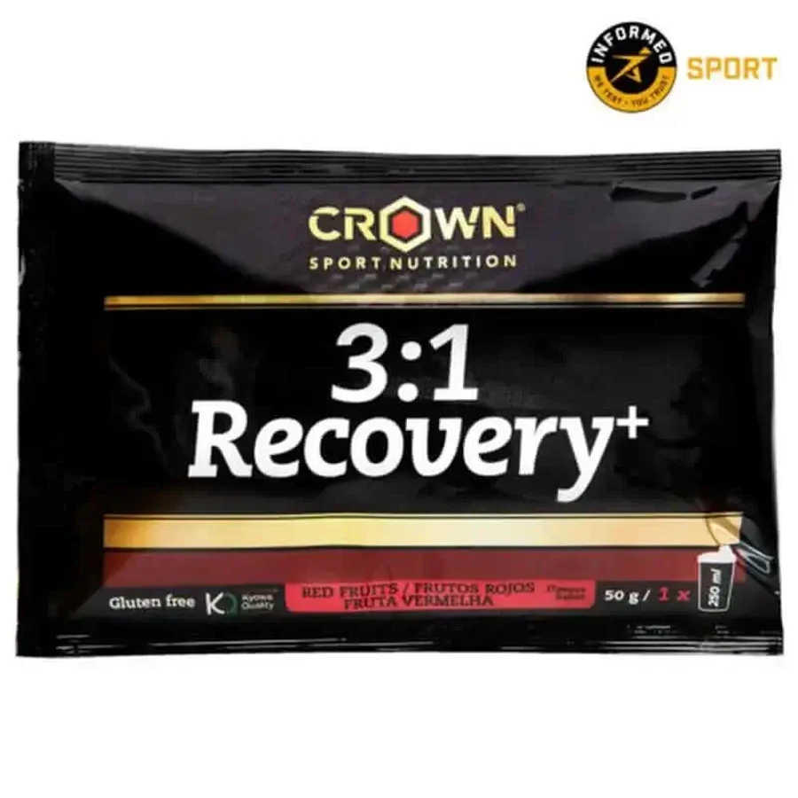 Crown Sport Nutrition 3:1 Recovery+ Red Berries Single Dose, 50 г: цены и характеристики