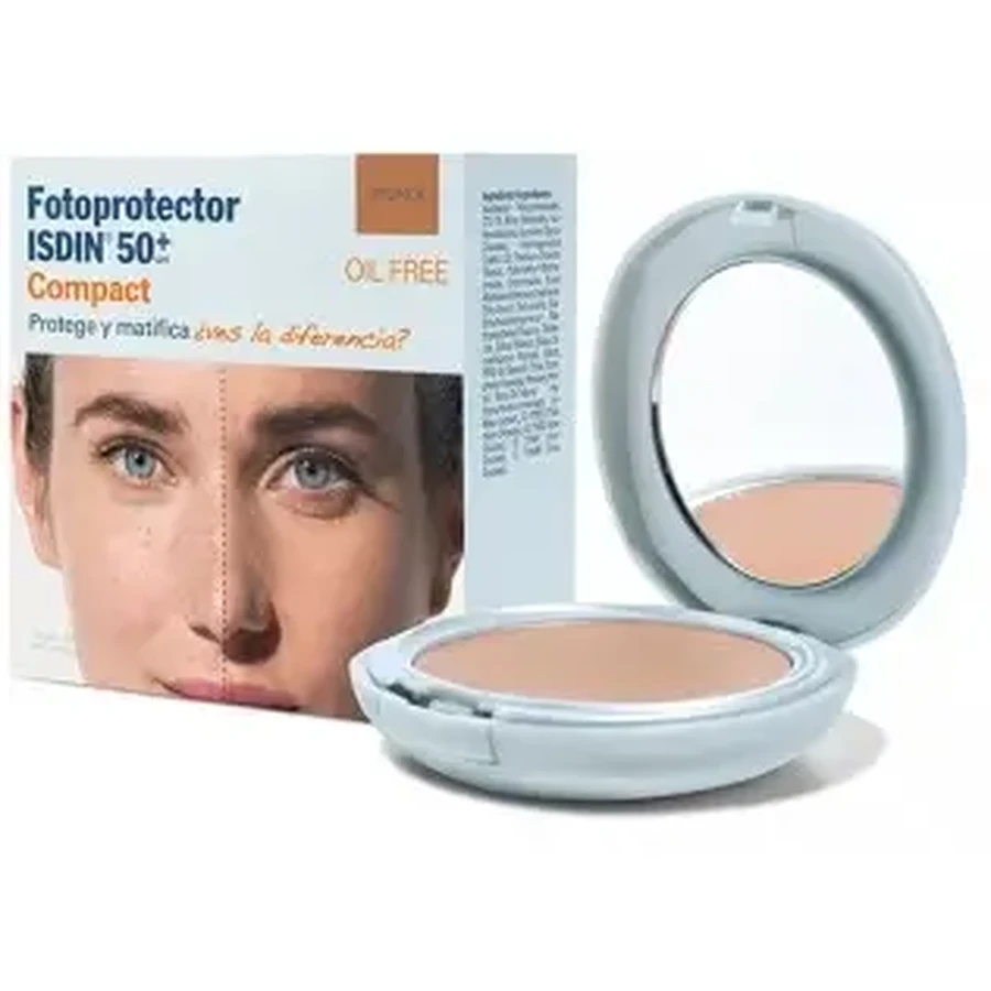 Isdin Фотозахисний крем компактний SPF-50+ Maquillage Oil Free Bronze, 10 г: ціни та характеристики