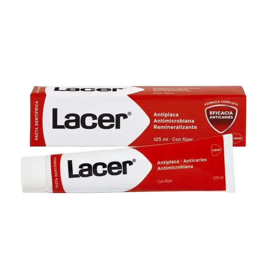Lacer Зубная паста с фтором против кариеса 125 мл: цены и характеристики