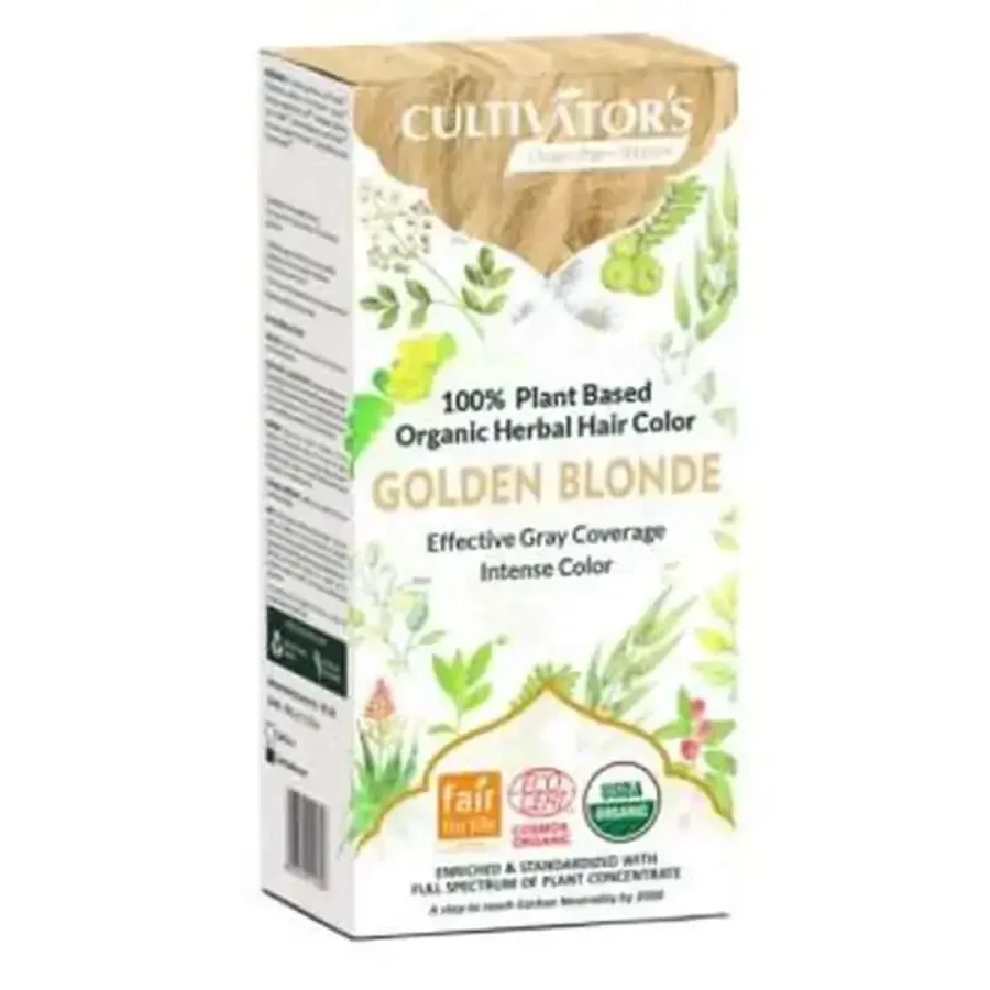 Cultivators Golden Blonde органический краситель 100гр. Ecocert: цены и характеристики