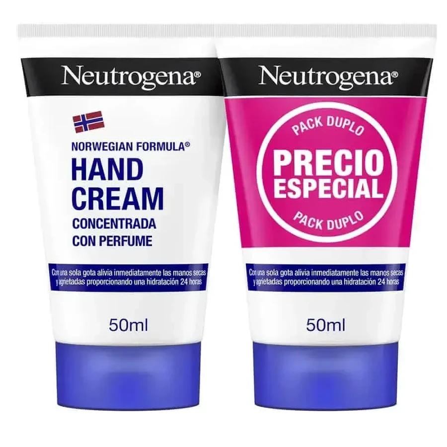 Ароматизований відновлювальний крем-концентрат для рук Neutrogena, 2 х 50 мл: ціни та характеристики