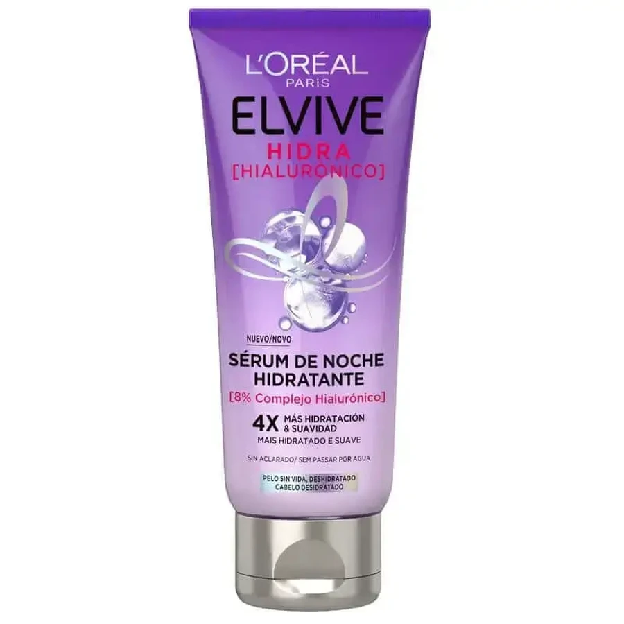 Зволожуюча нічна сироватка L'Oréal Paris Elvive Hydra Гіалуронова зволожуюча сироватка: ціни та характеристики